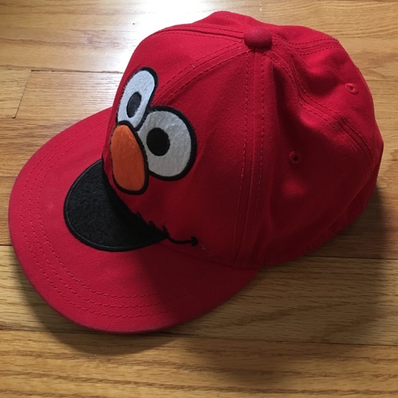 Sesame Street Elmo Red Fitted Baseball Cap - Picture 2 of 5